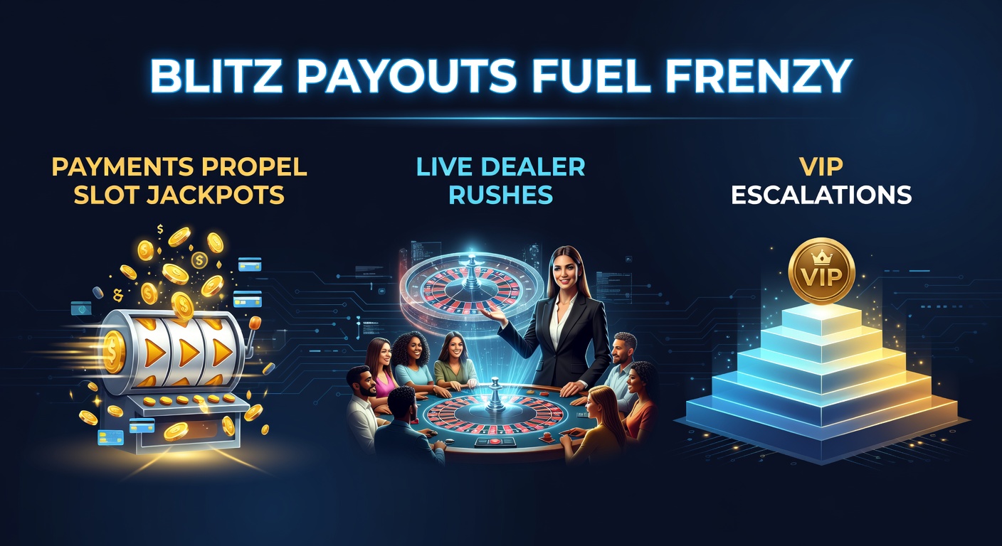 Visuelles von einem VIP-Spieler am High-Roller-Tisch mit Live-Dealer und blitzenden Auszahlungs-Icons sowie steigenden Jackpot-Zählern