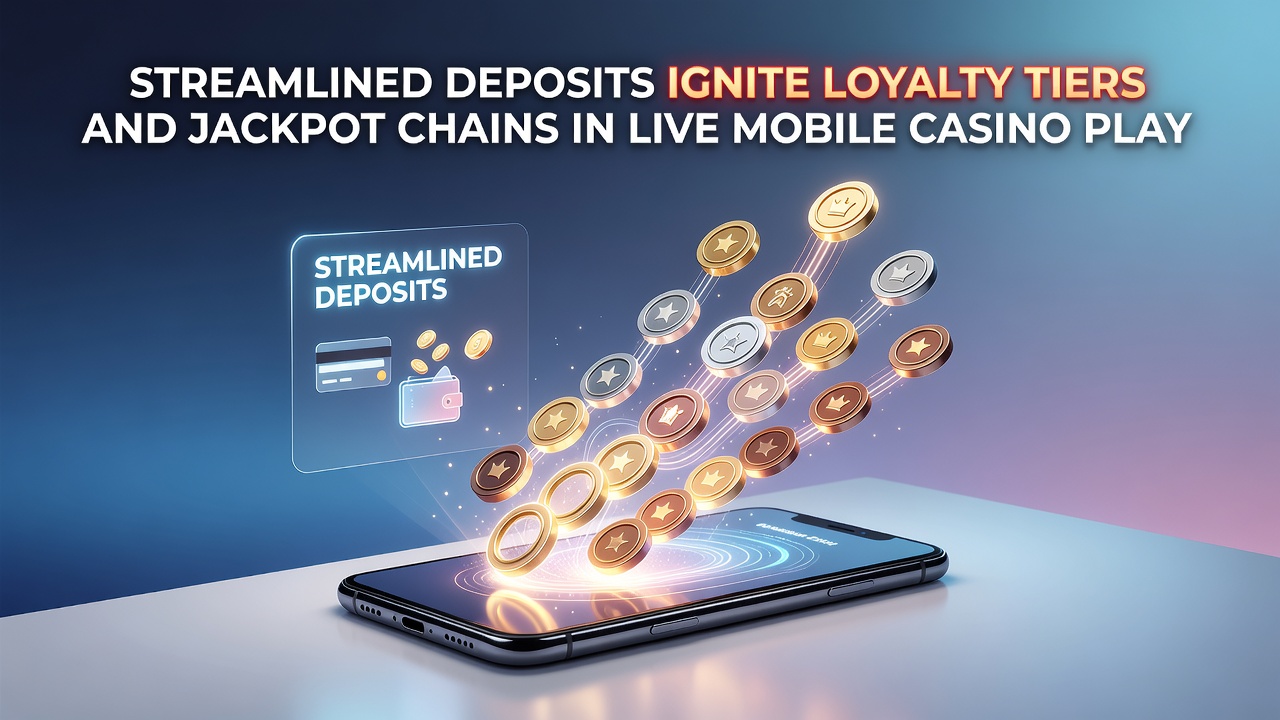 Darstellung effizienter Einzahlungsprozesse in mobilen Casino-Apps mit Treueindikatoren und Jackpot-Anzeigen