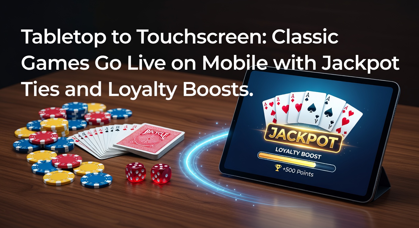 Smartphone mit Live-Roulette und Jackpot-Slot im Hintergrund, das die Verschmelzung von Tisch- und Mobilspielen zeigt