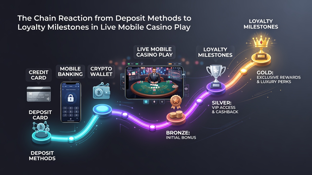 Illustration der Kettenreaktion von Transaktionen zu Meilensteinen in portablen Casino-Simulationen
